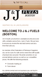 Mobile Screenshot of jandjfuels.com